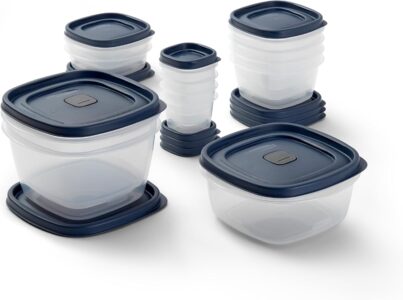 Rubbermaid Easy Find Lids Food Storage Containers with Vented Lids, 26pc Sale