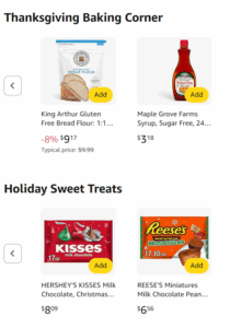 Amazon $10 off $30 in Select Grocery