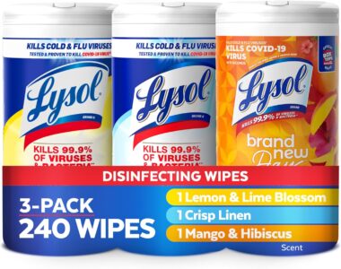 Lysol Disinfecting Wipes, Lemon & Lime Blossom, 240ct Sale