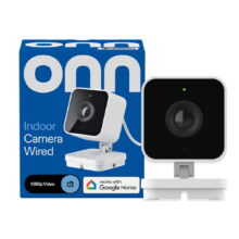 onn Indoor Camera Wired, 1080p HDR Video Sale