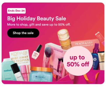 Ulta Big Holiday Beauty Sale up to 50% off