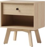 Walker Edison Mid Century Modern 1-Drawer Nightstand
