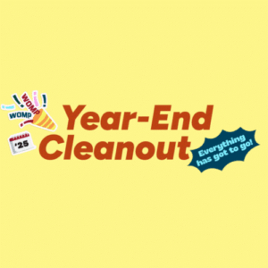 Year-End Cleanout Sale - Buy 5+ get Extra 50% off
