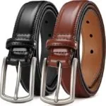Leather Dress Belt Men 2 Pack Sale
