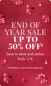 Sephora End of Year Sale Up to 50% Off