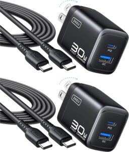 2-Pack INIU Up to 30W PD Fast Charging USB C Charger Block Sale