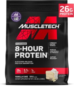 MuscleTech Platinum 8-Hour Protein Powder Sale