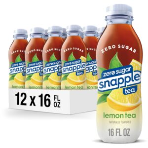 Snapple Zero Sugar Lemon Iced Tea, 16 fl oz, Pack of 12 Sale