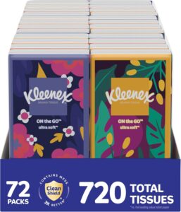 Kleenex On-The-Go Facial Tissues, 72 On-The-Go Packs Sale