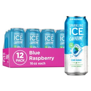 Sparkling Ice Caffeine Blue Raspberry Sparkling Water Sale