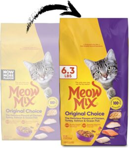 Meow Mix Original Choice Dry Cat Food, 6.3 Pound Bag Sale