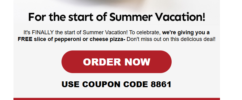 Papa Gino's Coupon - FREE slice of pepperoni or cheese pizza
Today only
Use code 8861

At participating locations.