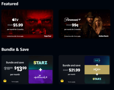 2 Month Streaming Subscriptions $0.99