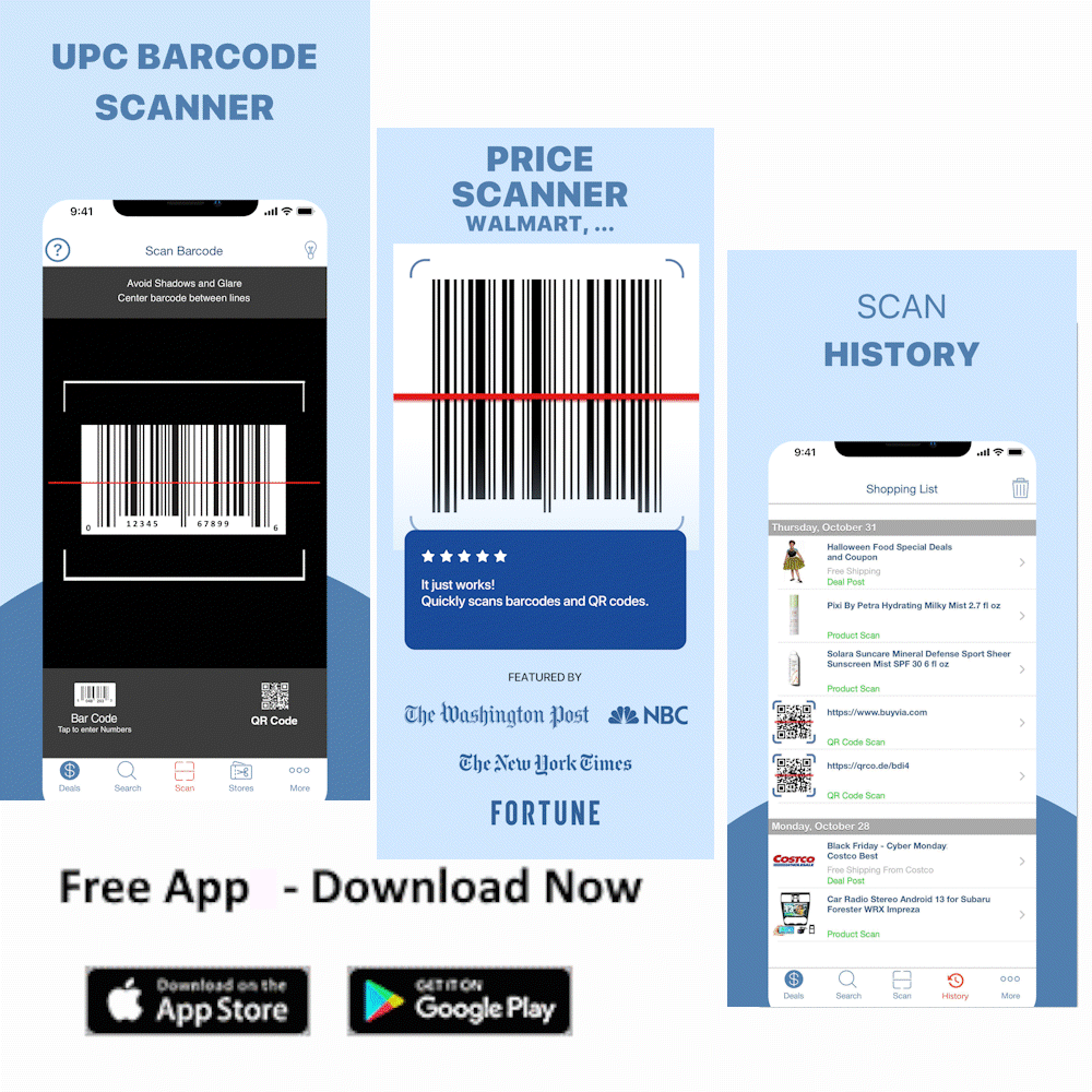 Price Scanner App for iOS