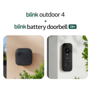 Blink Outdoor 4 and Battery Doorbell 2K+ (newest model) Sale