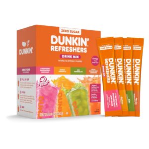 Dunkin’ Zero Sugar Refreshers Singles To Go! 40Ct Sale