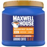 Maxwell House Breakfast Blend Mild Roast Ground Coffee, 25.6 oz Canister Sale