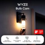 WYZE Bulb Cam - 2K HD Smart Light Bulb Security Camera