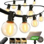 aaddlon 100FT 54LED Solar String Lights Outdoor Waterproof Sale