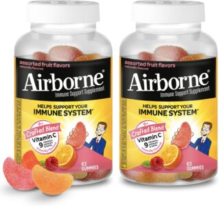 Airborne 750mg Vitamin C Gummies 126Ct Sale