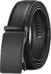 Men's Leather Belt Automatic Ratchet Buckle Sale