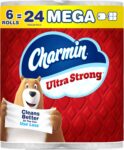 Charmin Ultra Strong Toilet Paper, 6 Mega = 24 Regular Rolls Sale