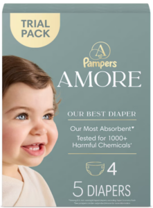 Free Amore by Pampers diapers trial pack