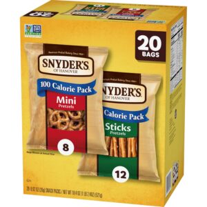 Snyder's of Hanover Variety Pack Pretzels, 20 Count Sale