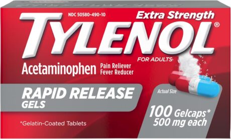 picture of Tylenol Rapid Release Extra Strength Gelcaps