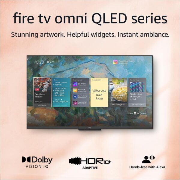 Amazon Fire TV 50"Omni QLED 4K UHD smart TV Sale $289.99 Free Shipping from Amazon #deals #amazondeals