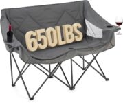Folding Duo Camping Chair Loveseat Sale