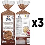Quaker Large Rice Cakes, Chocolate, 7.23 oz Bags, (3 Pack) Sale
