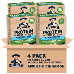 Quaker Protein Instant Oatmeal, Apple Cinnamon 24pk