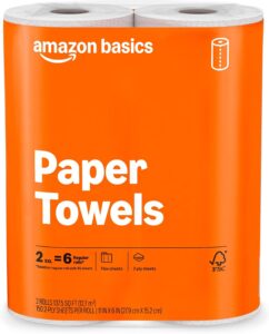 Amazon Basics 2-Ply Flex-Sheets Paper Towels 2pk 150 Sheet Sale