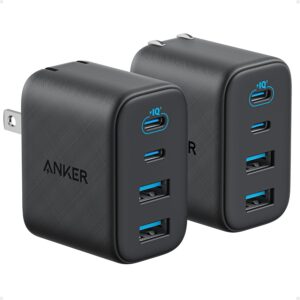 Anker Zolo USB C Charger Block, 50W Max 2 Pack Sale