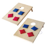 Cornhole Wooden Stick & Slide 10 Pieces Game Sale