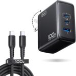 INIU 100W Laptop Charger, Multiport Fast Charging Block with 5ft 100W Cable Sale