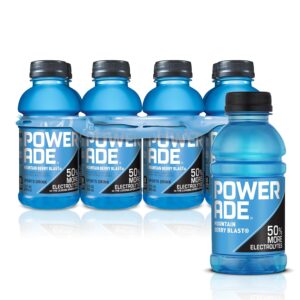 2X POWERADE Sports Drink, Mountain Berry Blast Electrolyte Drink, 12 Oz (8 Pk)