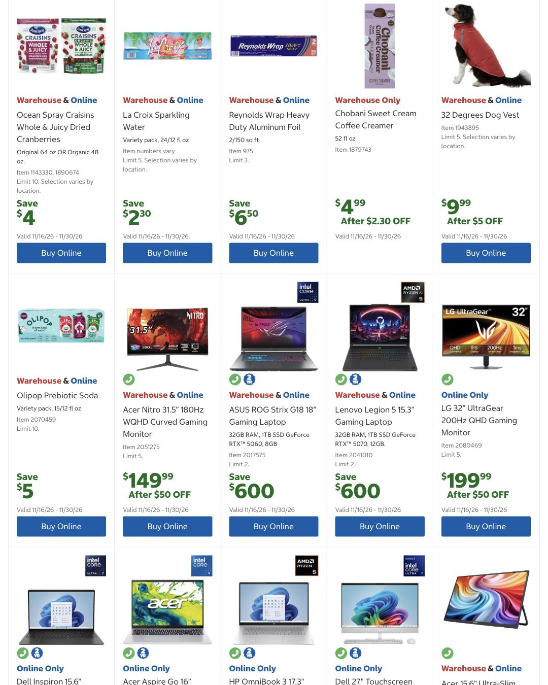 Costco Black Friday 2026 Ad
