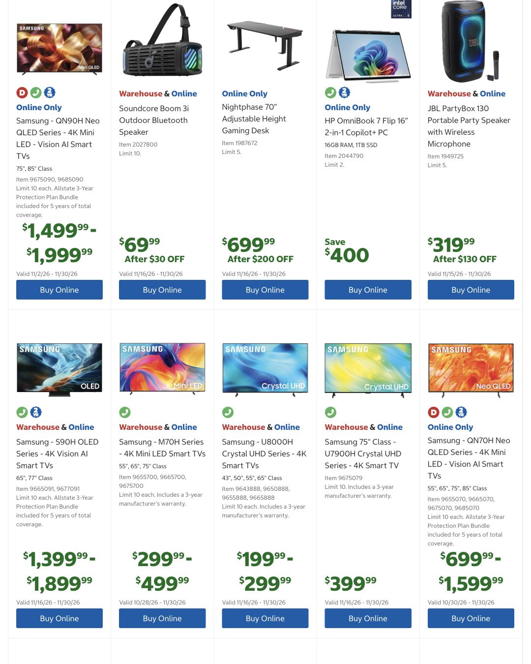 Costco Black Friday 2026 Ad