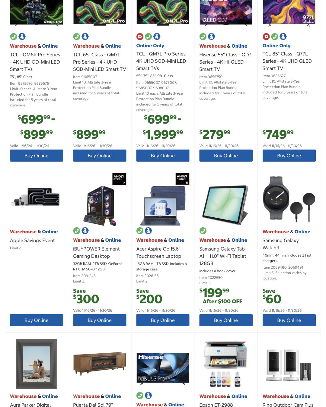 Costco Black Friday 2026 Ad