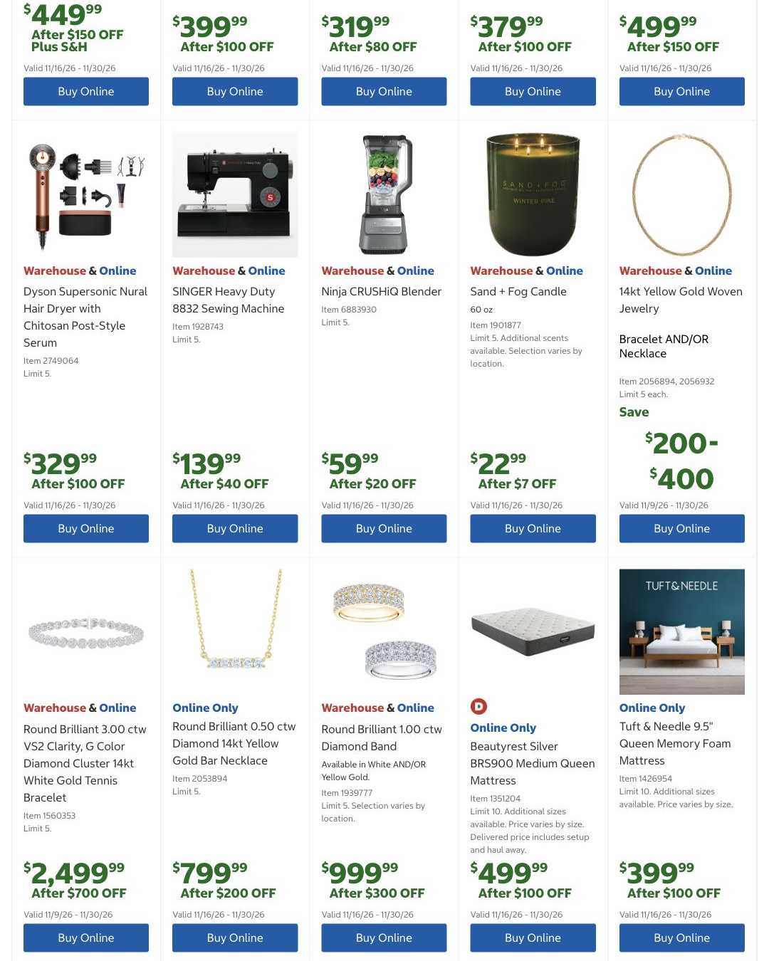 Costco Black Friday 2026 Ad