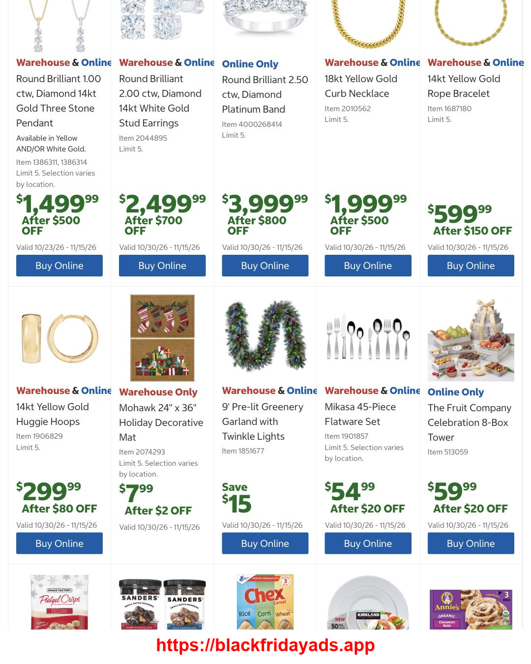 Costco Pre Black Friday 2026 Ad