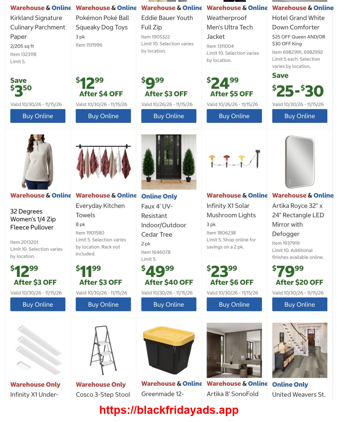 Costco Pre Black Friday 2026 Ad