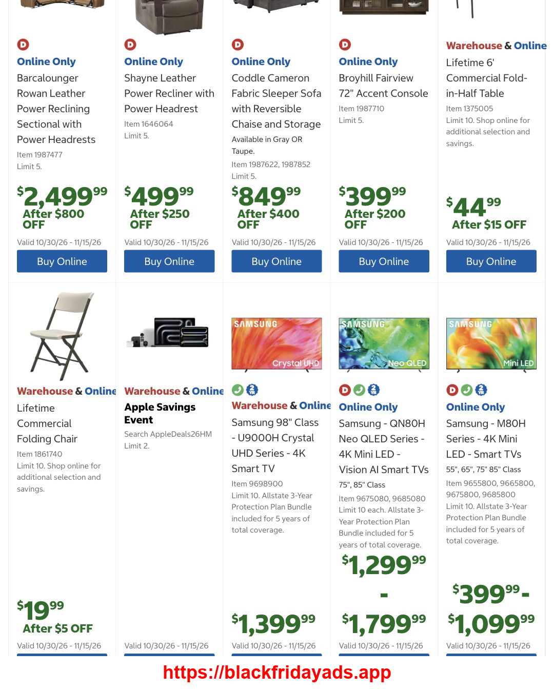 Costco Pre Black Friday 2026 Ad