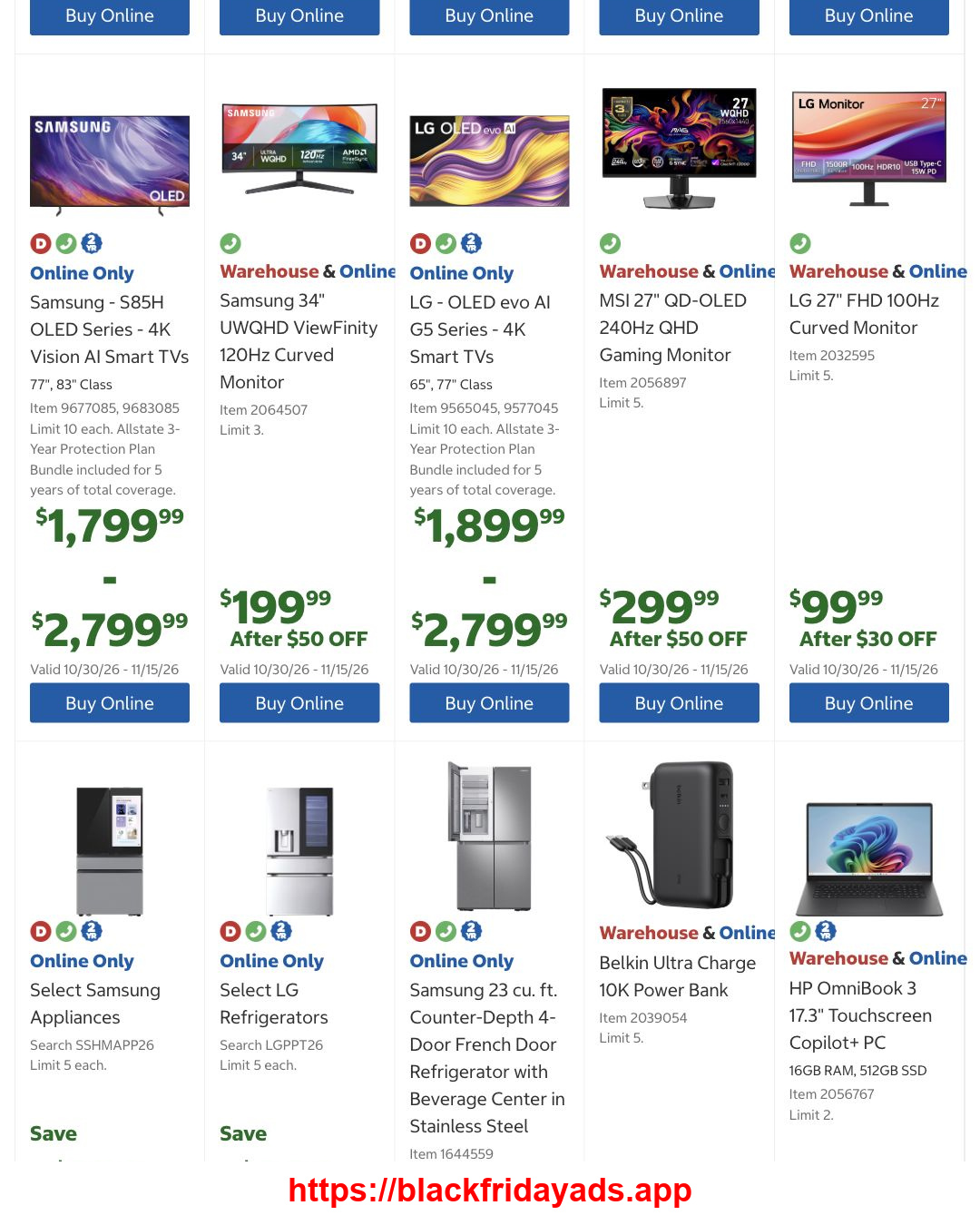 Costco Pre Black Friday 2026 Ad