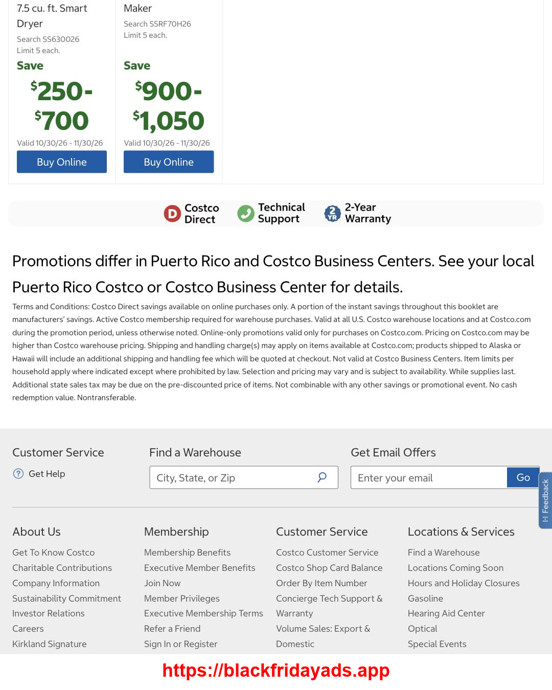 Costco Pre Black Friday 2026 Ad