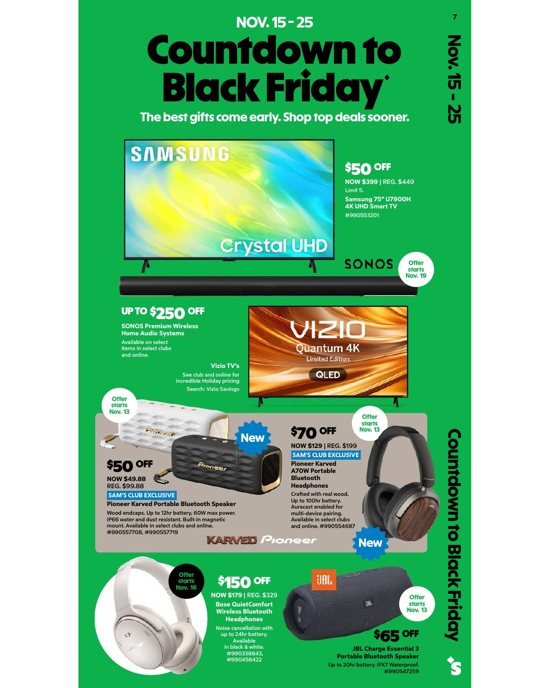 Sams Club Pre Black Friday 2026 Ad
