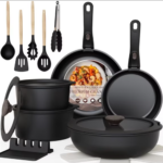 Astercook 20-Piece Pots and Pans Set, Nonstick Cookware Set Sale