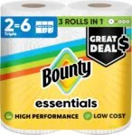 Bounty Essentials Select-A-Size Paper Towels, White, 2 Triple Rolls Sale